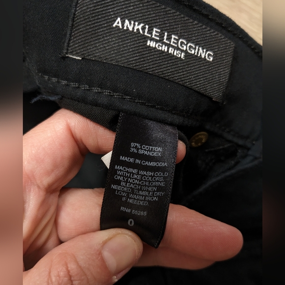 Express Black Jeans Ankle Legging High Rise - Picture 9 of 10